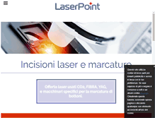 Tablet Screenshot of laserpointsrl.com